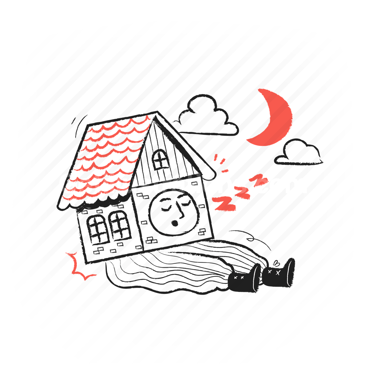 Real Estate and Architecture  illustration preview image